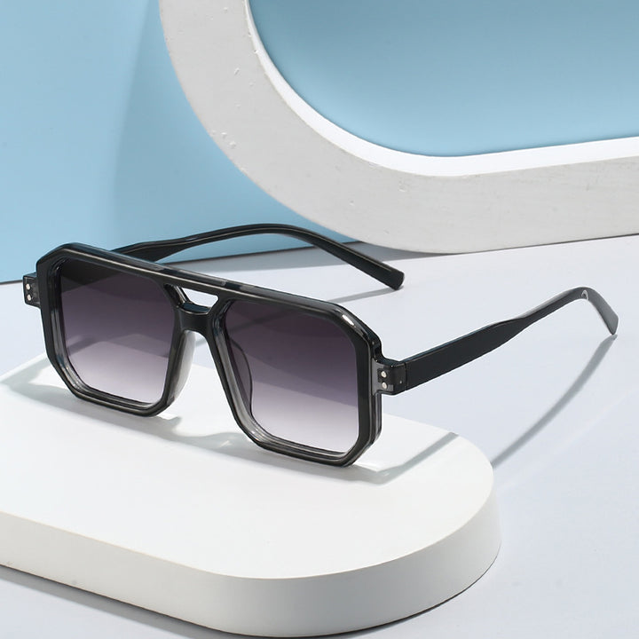 Damen modische Sonnenbrille im modernen achtkantigen Design Karnz