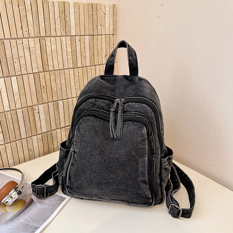 Robuste Denim-Rucksack Karnz