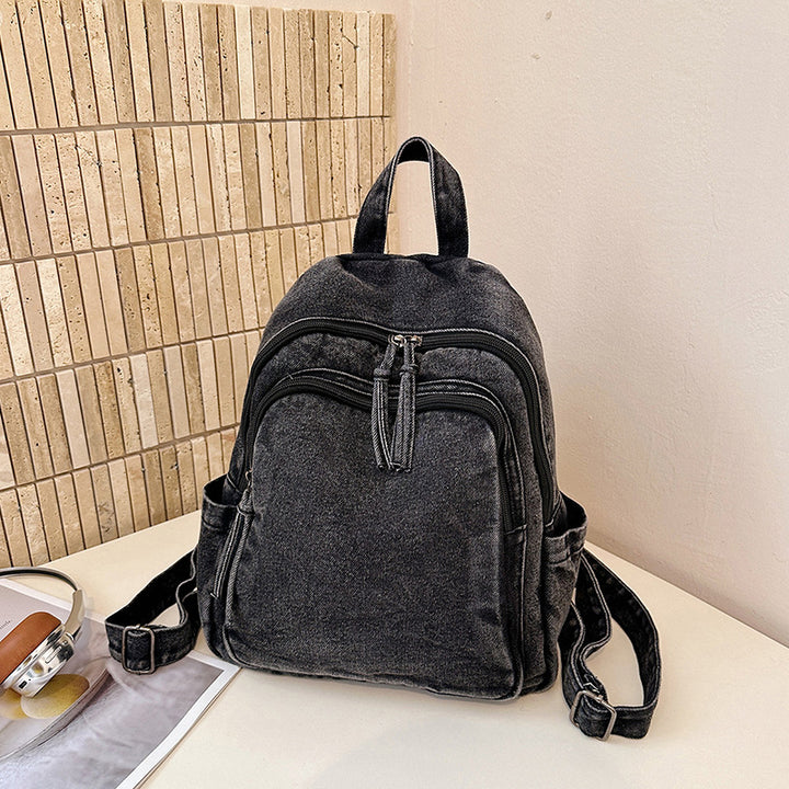 Robuste Denim-Rucksack Karnz