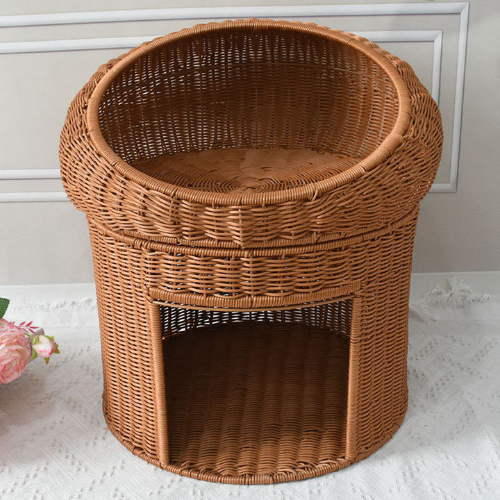 Dekorativer Geflochtener Hocker Karnz