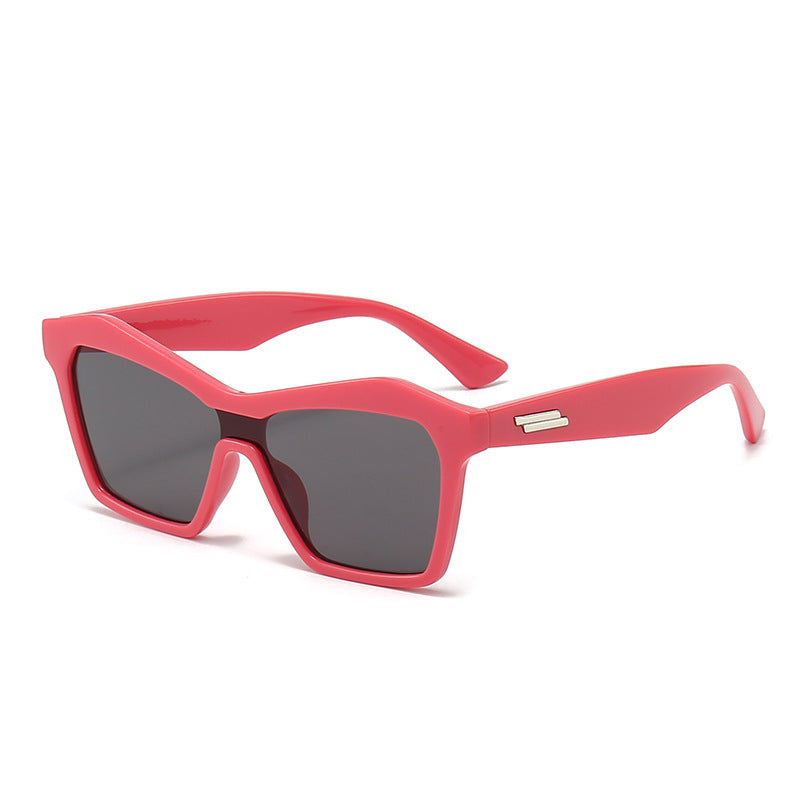 Damen Modische Sonnenbrille im modernen geometrischen Design Karnz