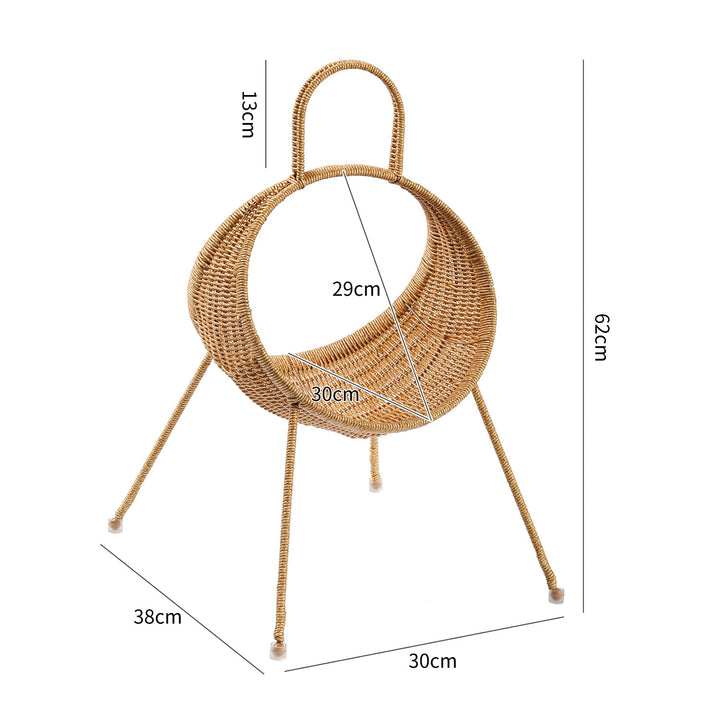 Unisex Designkorb mit geschwungener Form und ergonomischem Tragegriff Karnz
