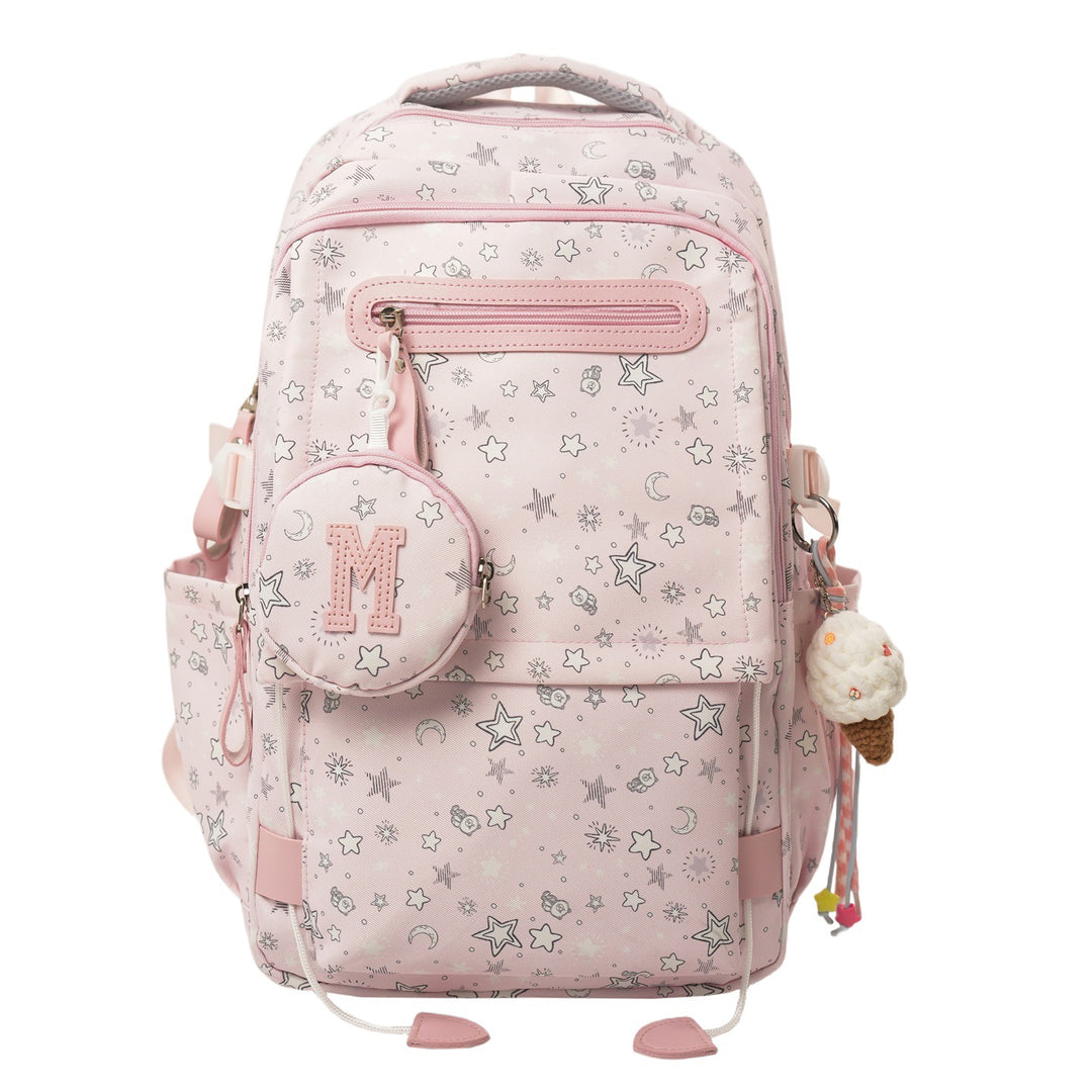Verspielt Stern-Muster Rucksack