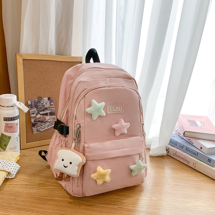 Dekorativer Plüschstern Rucksack