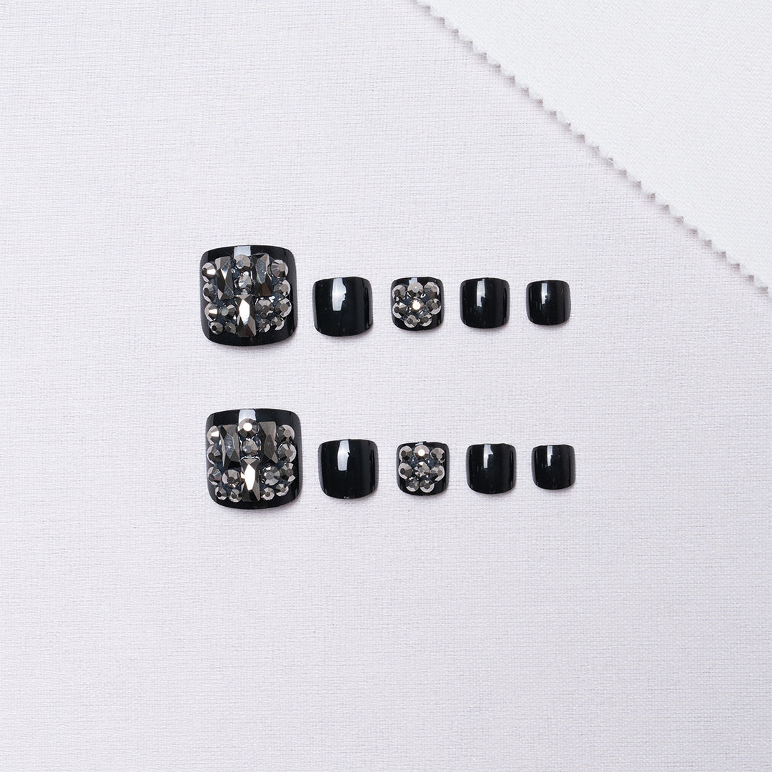 Dekoratives Rhinestone Pediküre Set  1791110394