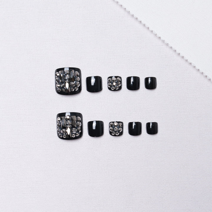 Dekoratives Rhinestone Pediküre Set  1791110394