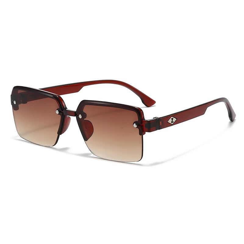 Damen modische quadratische Sonnenbrille mit polarisierendem Gläsern Karnz