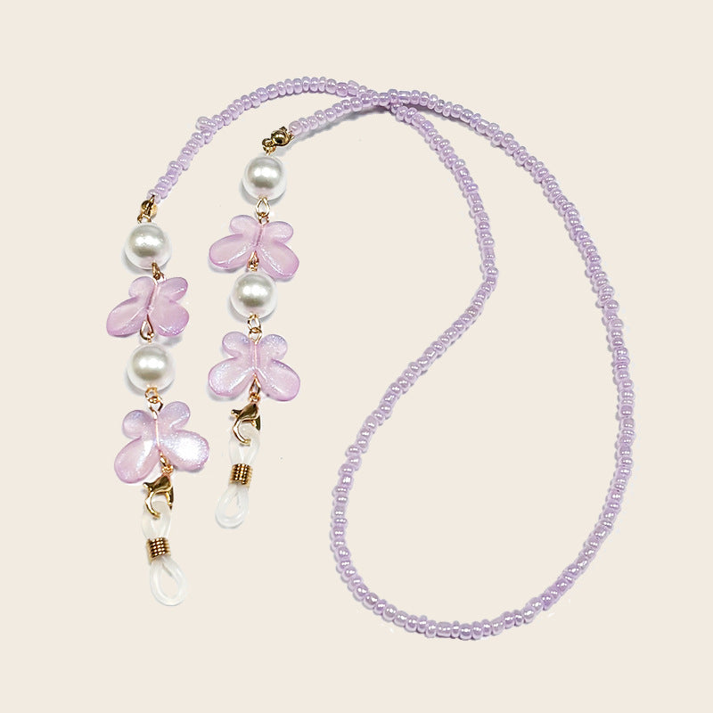 Dekorative florale Brillekette Karnz
