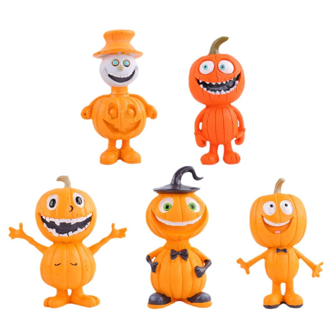 Lustige Halloween Kürbisfigur Karnz