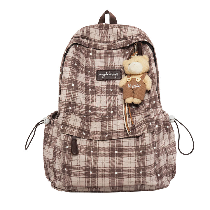 Trendiger Karomuster-Rucksack Karnz