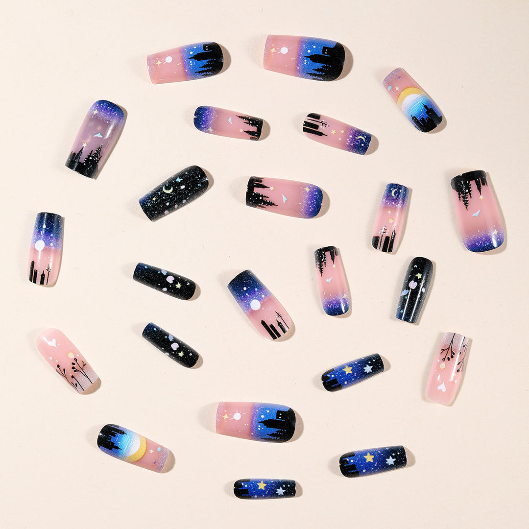 Himmlisches Nail Art Design Karnz