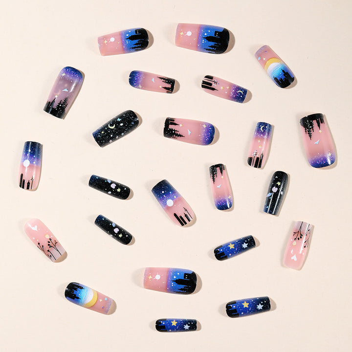 Himmlisches Nail Art Design Karnz