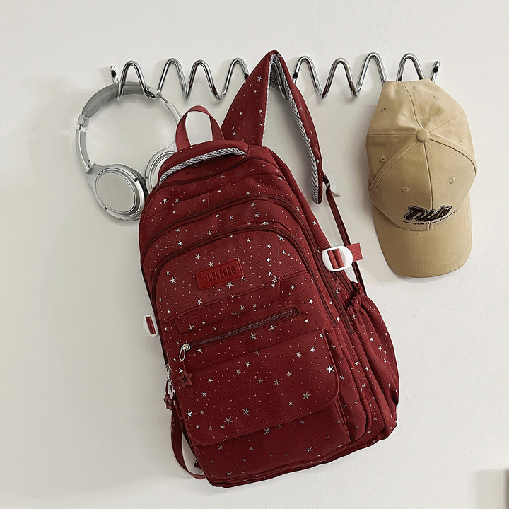 Sternmuster-Rucksack mit mehreren Fächern Karnz