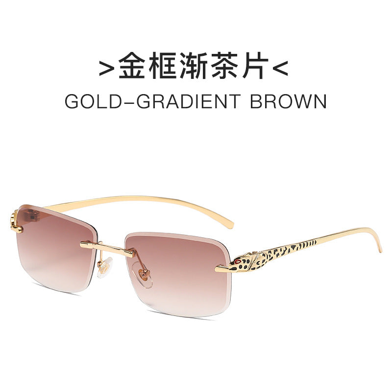 Damen exklusive Designer-Brille mit eleganten Details und hochwertigem Metallrahmen Karnz