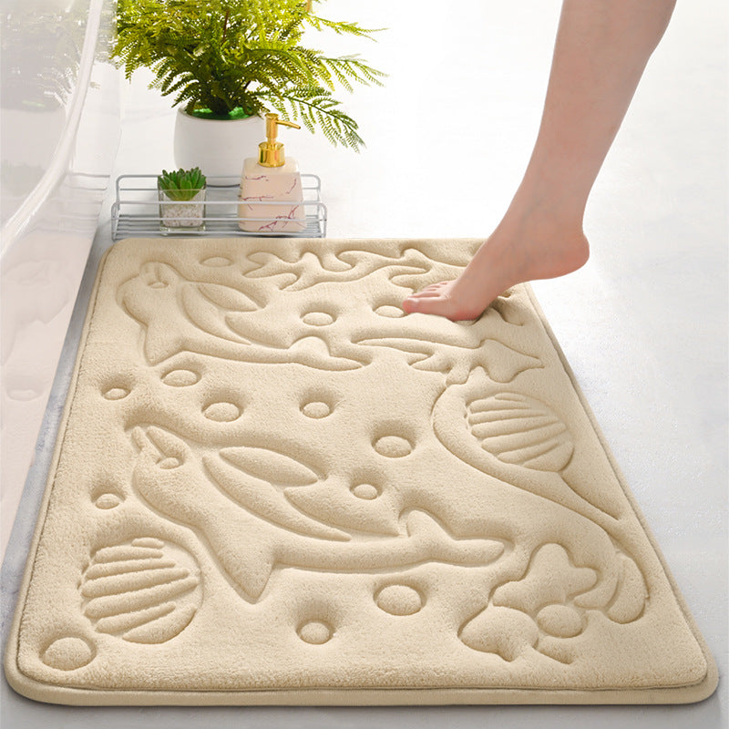 Dekorativer Badteppich mit Delphin-Design Karnz