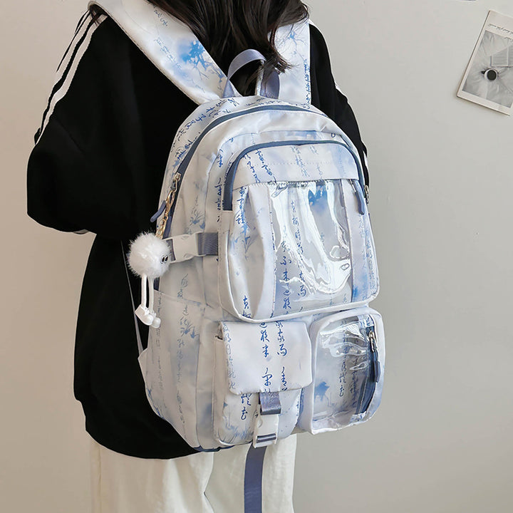 Künstlerischer Grafikdruck Rucksack