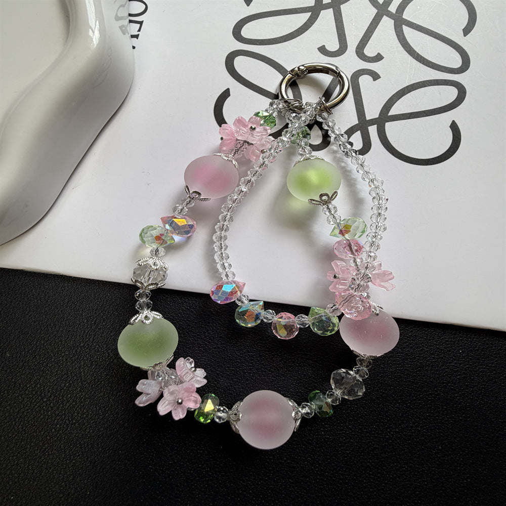 Floral Charm Perlen Schlüsselanhänger Karnz