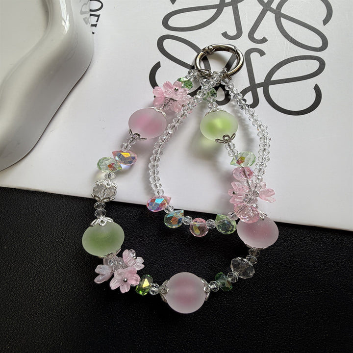 Floral Charm Perlen Schlüsselanhänger Karnz