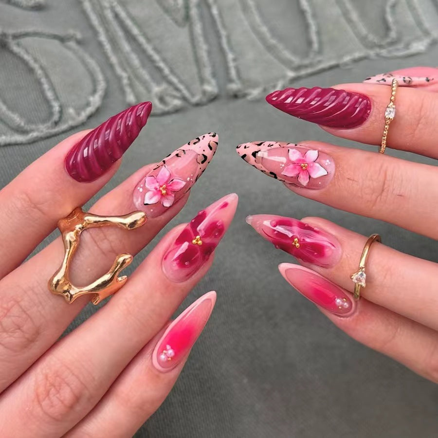 Floral Artistry Press-On Nail Set Karnz