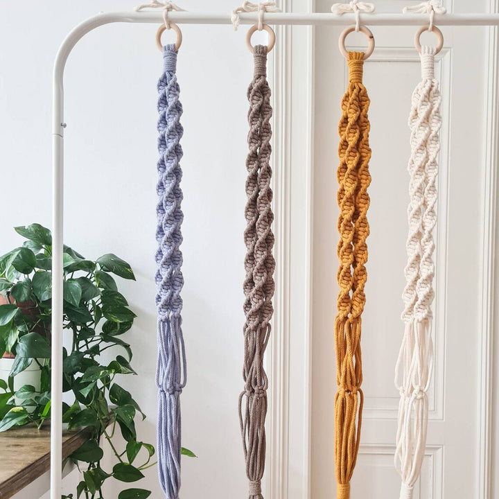 Macrame Wandbehang Dekor mit geflochtenem Design Karnz