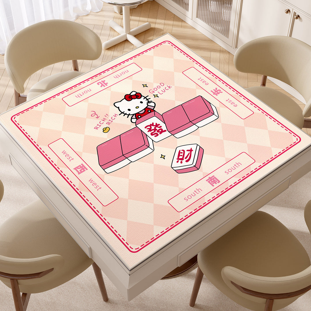 Verspielte Tischmatte mit Cartoon-Thema