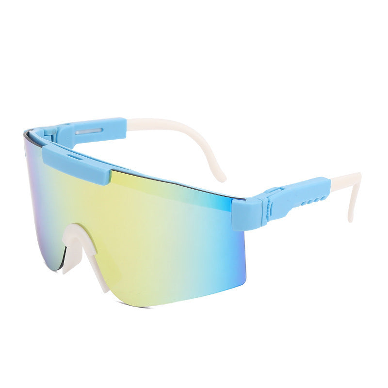 Damen Sportliche Statement-Sonnenbrille im modernen Design Karnz