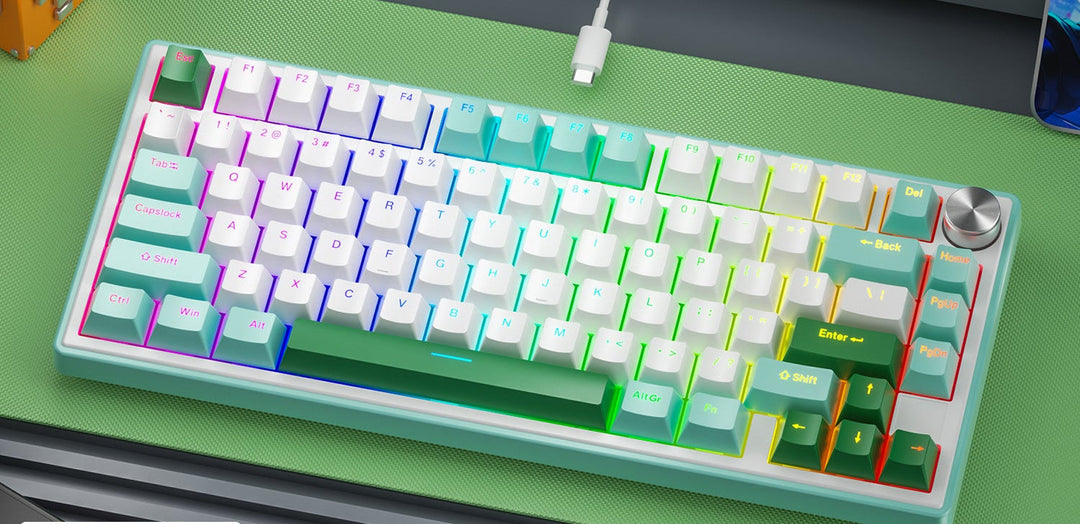 Dichtungs-montierte mechanische Gaming-Tastatur mit RGB-Beleuchtung Eigenschaften Karnz