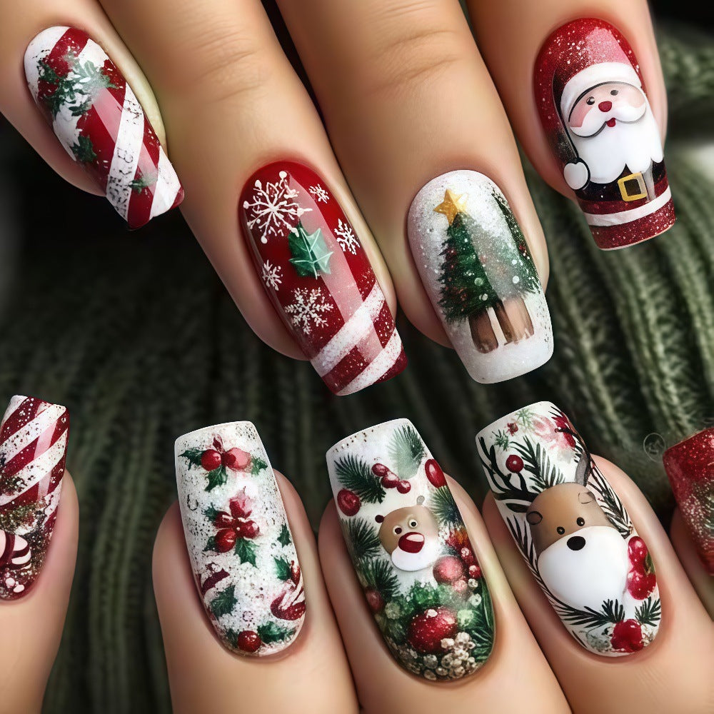 Kunstnägel im festlichen Weihnachtsdesign Karnz 1788542011