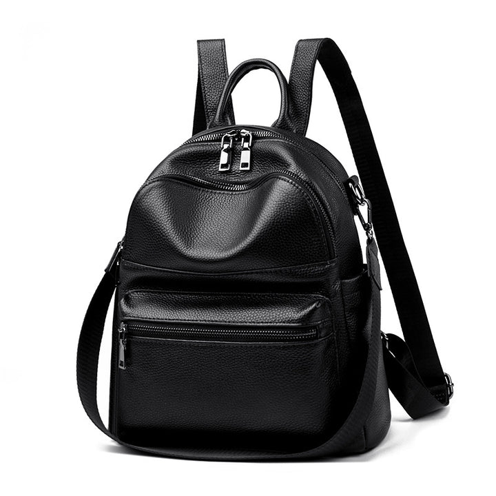 Premium Leder Multi-Taschen Rucksack Karnz