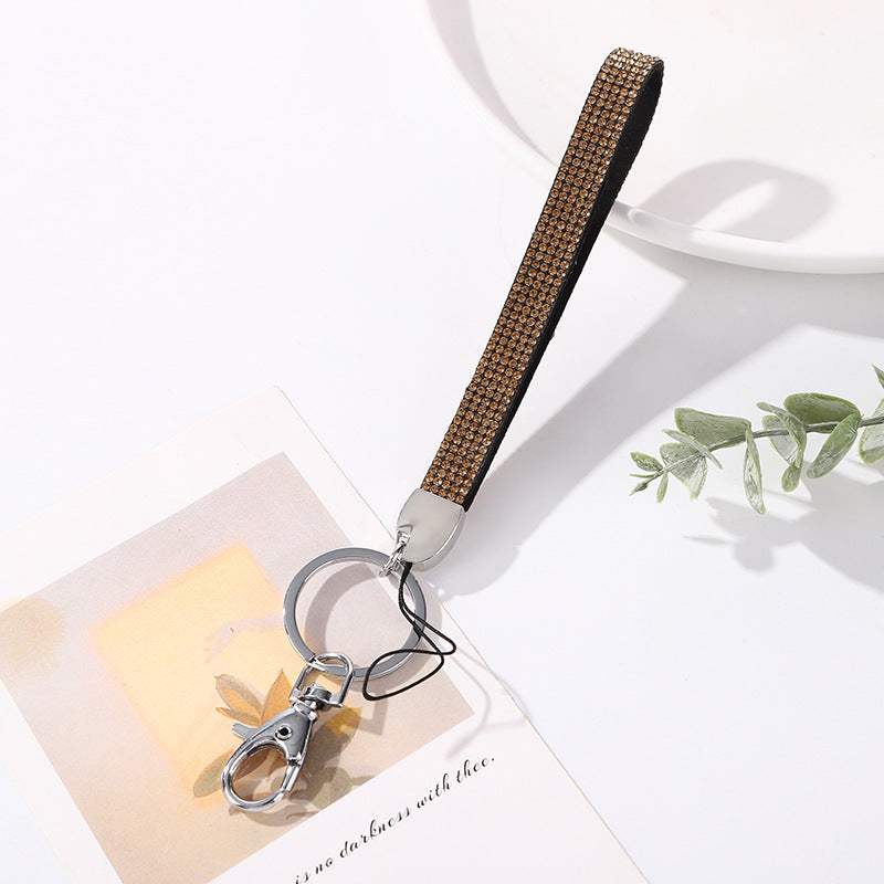 Rhinestone Akzent Schlüsselanhänger Halter Karnz