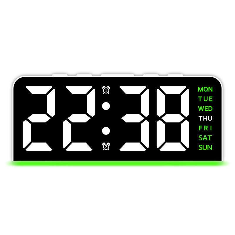 Digitaler Wecker mit Großem Led-Display und Multifunktionaler Anzeige Karnz