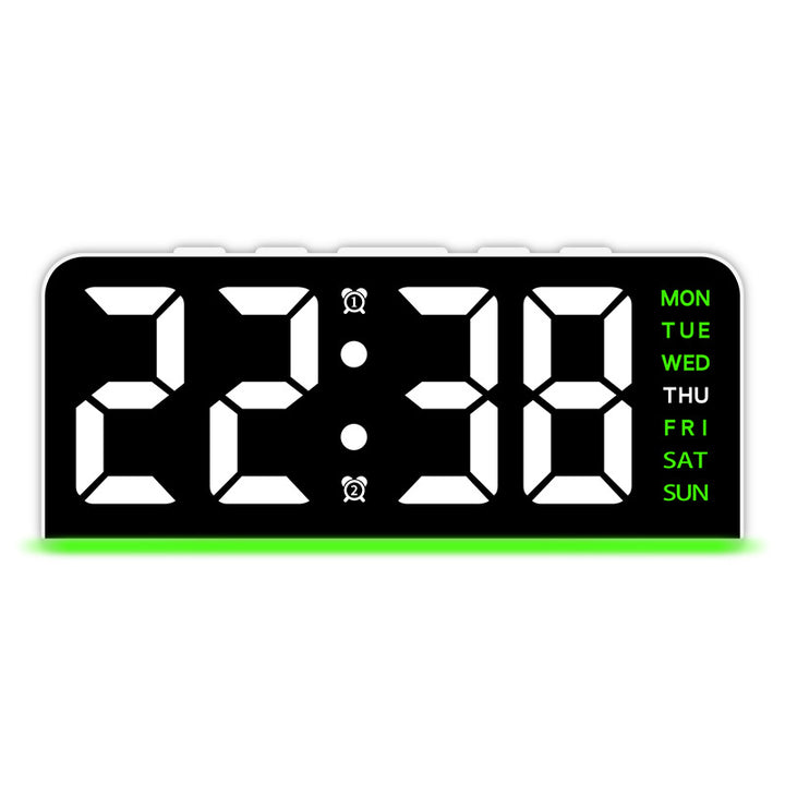 Digitaler Wecker mit Großem Led-Display und Multifunktionaler Anzeige Karnz