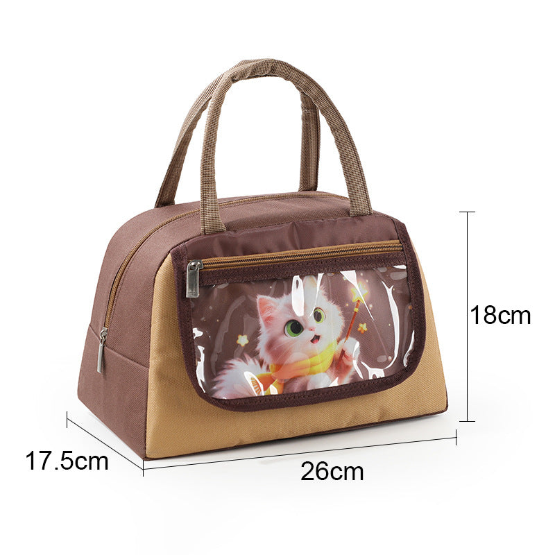 Stylische klare Haustierträger-Tasche