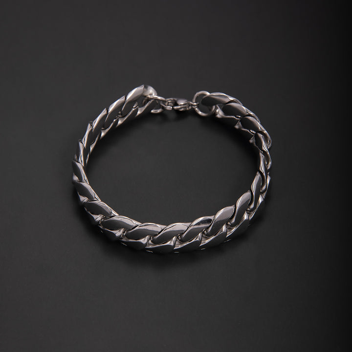 Fetter kubanische Gliederkette Armband Karnz
