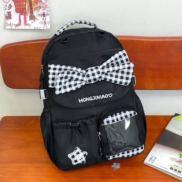 Verspielt Schleifen-verzierte Rucksack Karnz