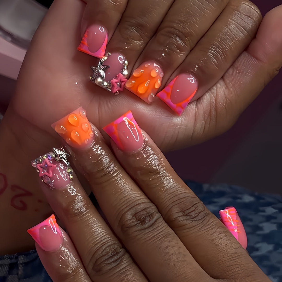 Künstlerisches Gel-Nagelkunst Karnz