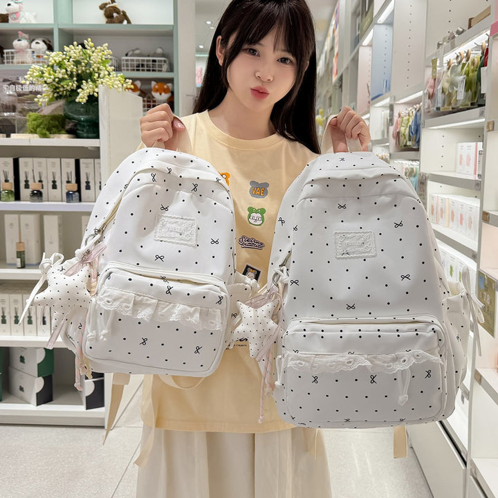 Adorable Polka Dot Rucksack Karnz