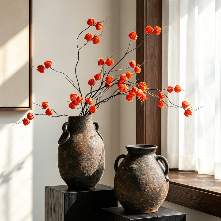 Keramische Blumenvase Karnz