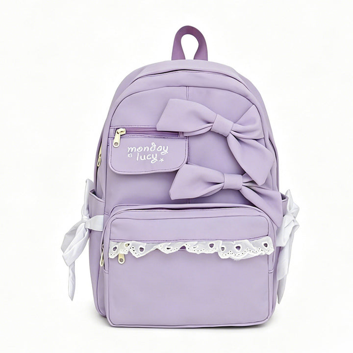 Süße Rucksack mit Schleifen-Detail Karnz
