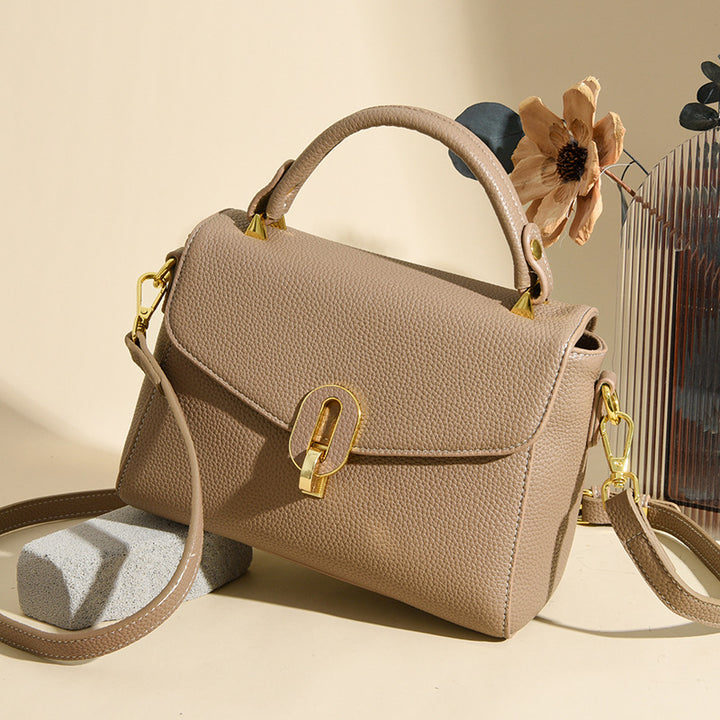 Elegante Strukturierte Top-Handle Handtasche Karnz