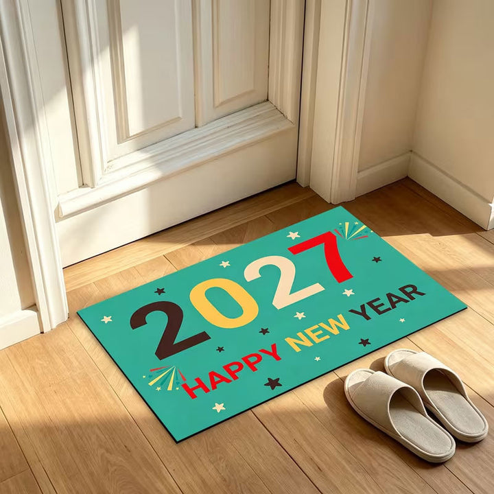 Neujahrsfeier Willkommenmatte Karnz