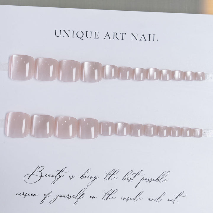 Künstlerische Glänzende Fußnagelkunst