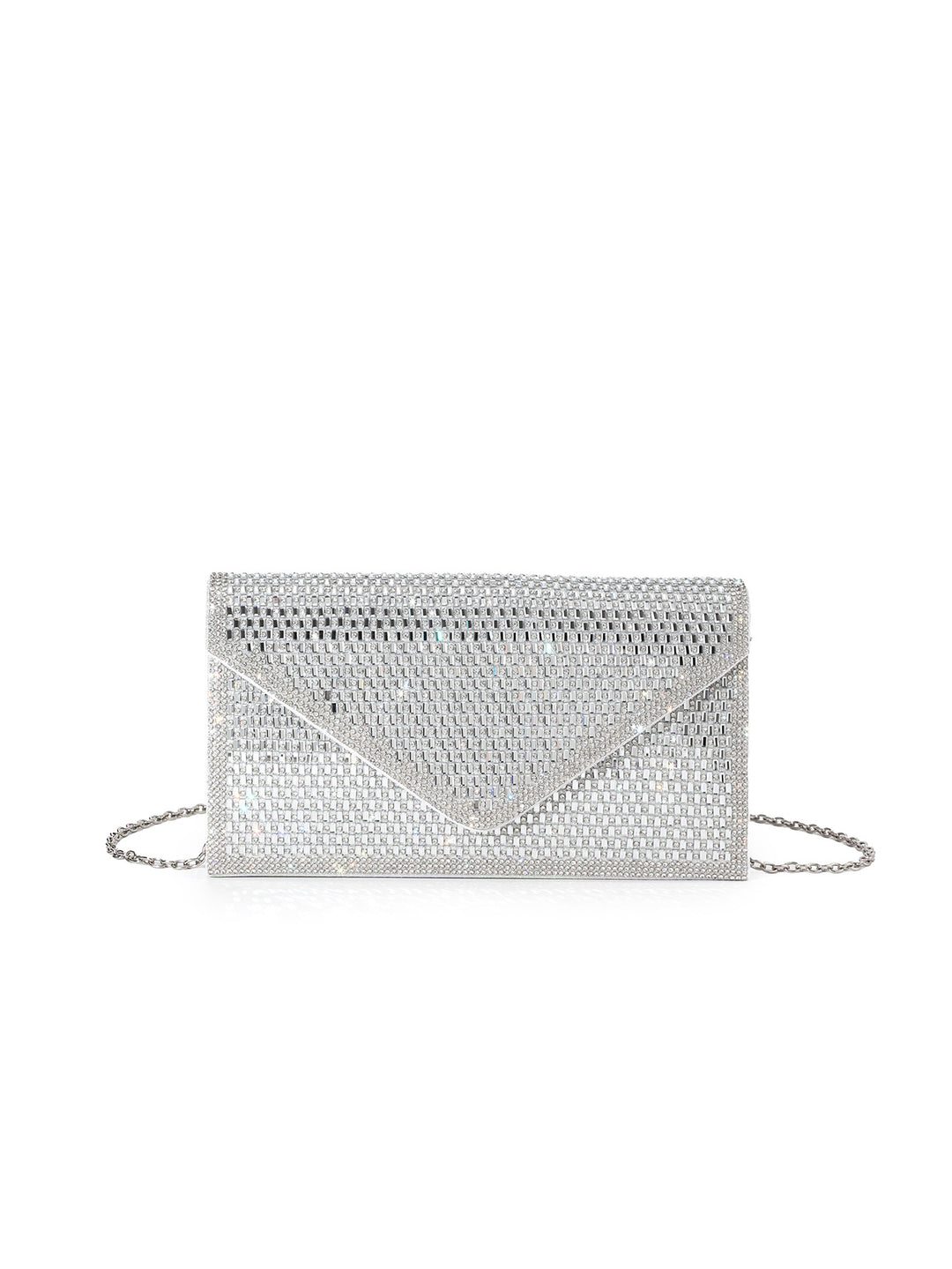 Kristallverzierte Abendclutch