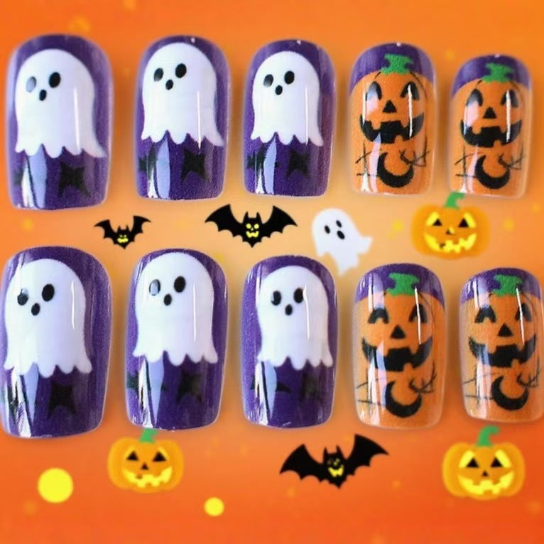 Kreative Halloween Nagelspitzen Karnz