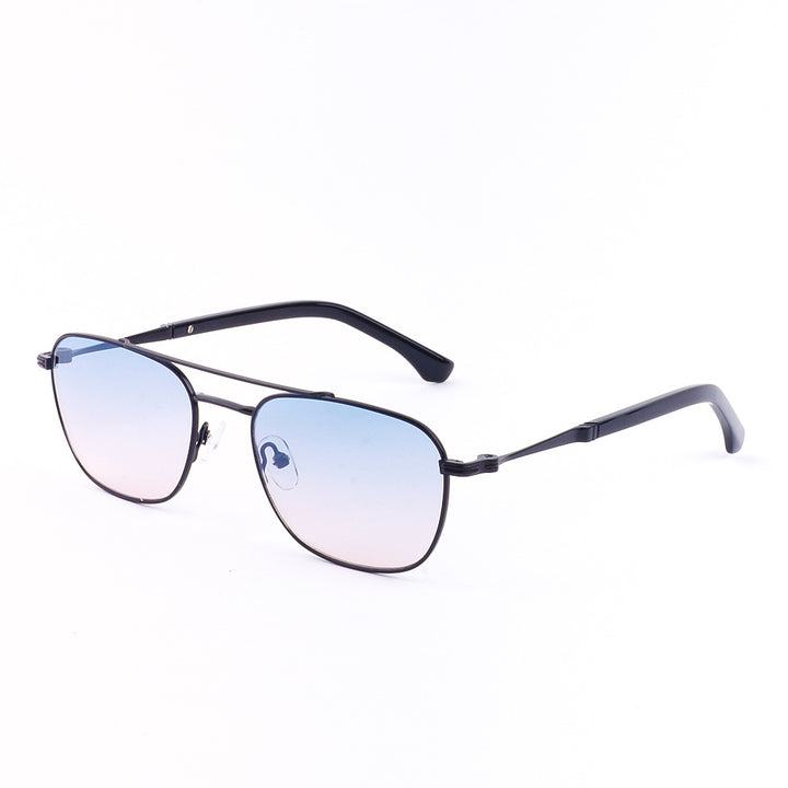 Damen modische Sonnenbrille mit minimalistischem Rahmen und graduierten Gläsern Karnz