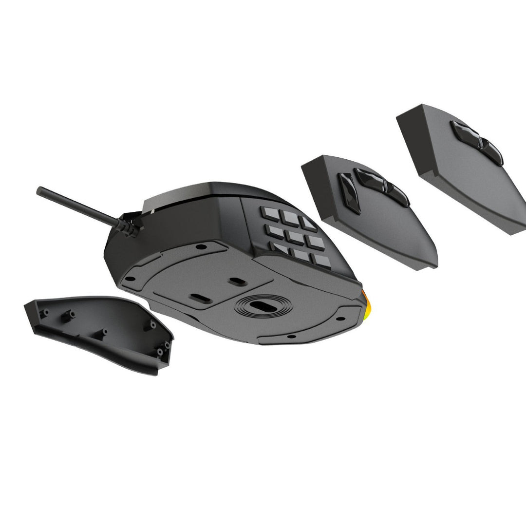 Gaming Maus mit Anpassbaren Seitentasten Karnz