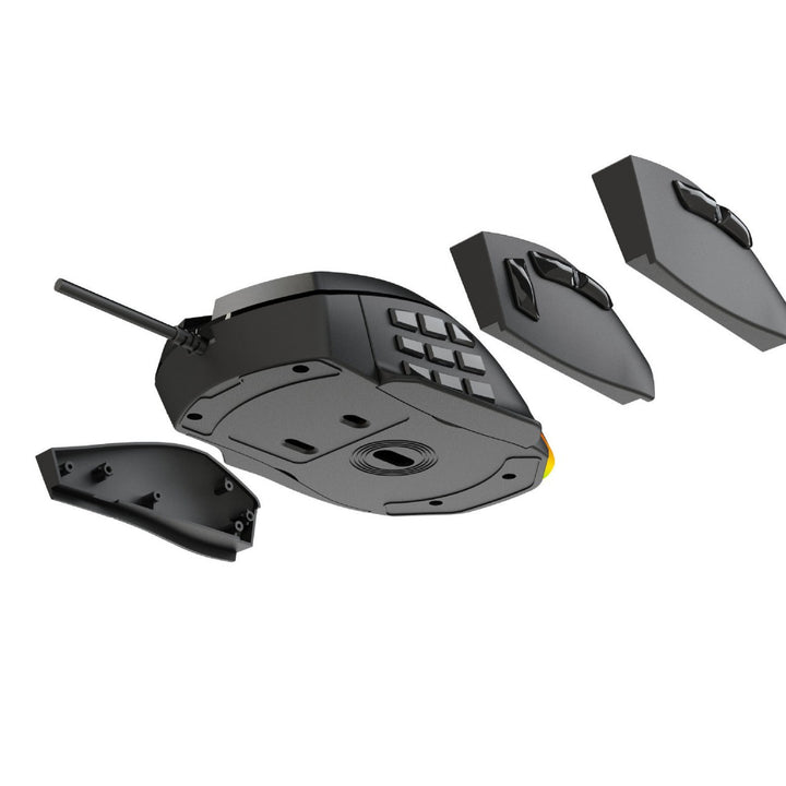 Gaming Maus mit Anpassbaren Seitentasten Karnz