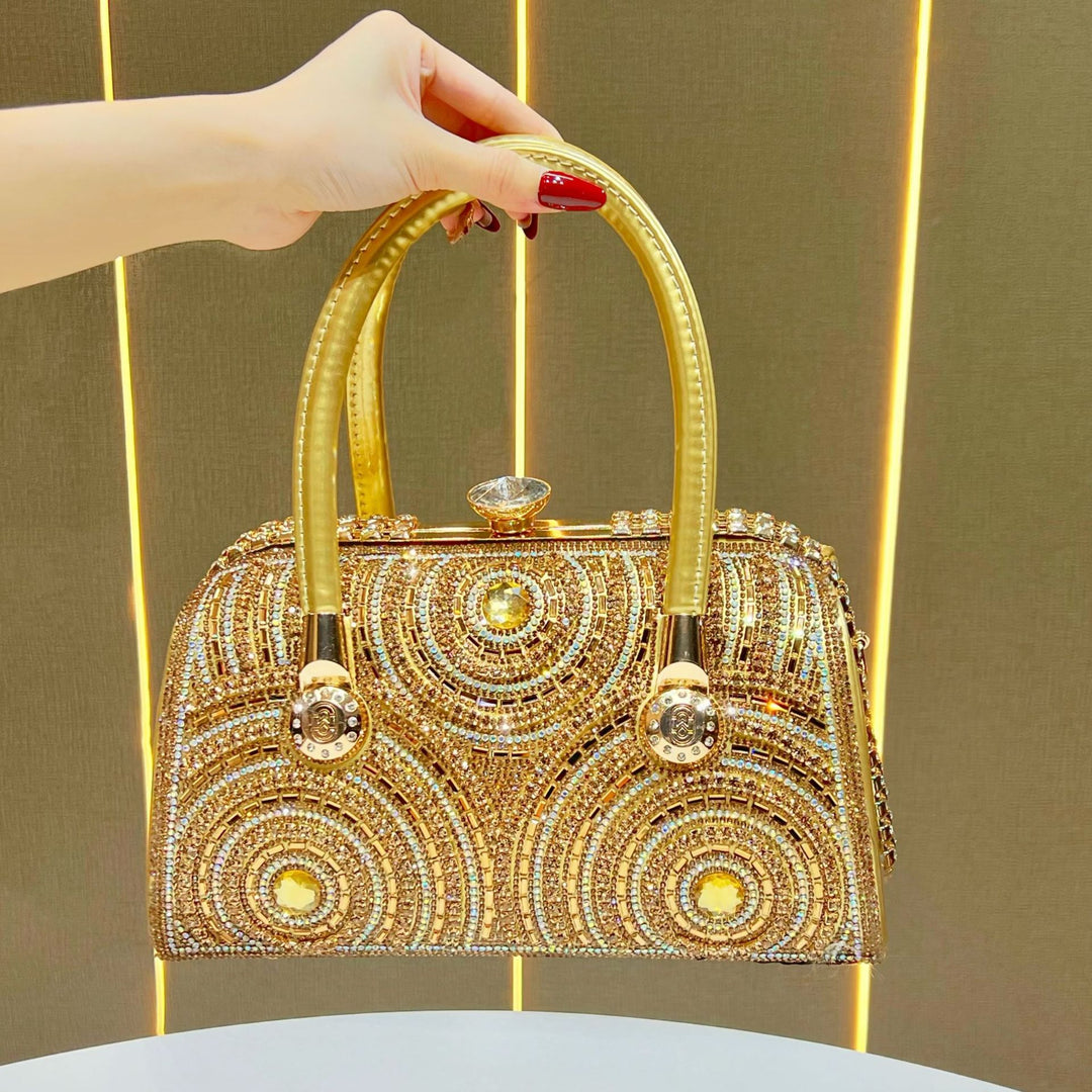 Luxuriöse Perlenabende-Handtasche