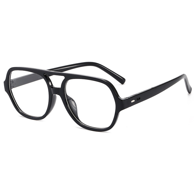 Damen quadratische Brille mit klarem Rahmen und modischem Design Karnz