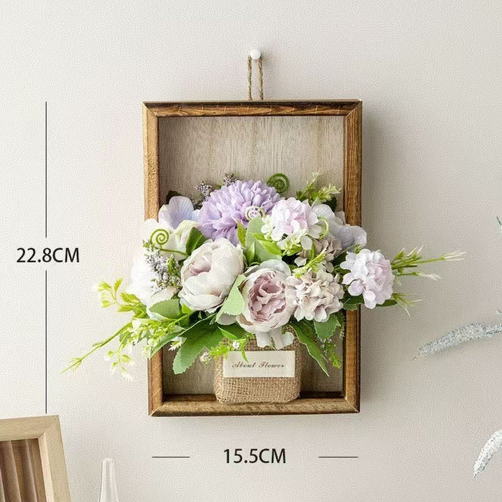 Florales Wandkunst Arrangement